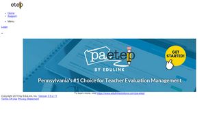 
                            10. Pennsylvania's Electronic Teacher Evaluation Portal > Home