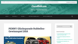 
                            3. PENNY Glücksparade Rubbellos-Gewinnspiel 2018 - Losrubbeln.com