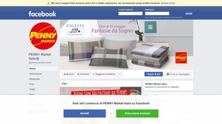 
                            8. PENNY Market Italia - Home | Facebook