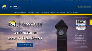 
                            12. Pensacola State College | (850)484-1000 | Bachelor's & Associate ...