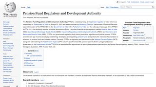 
                            5. Pension Fund Regulatory and Development Authority - Wikipedia