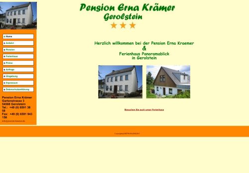 
                            1. Pension Kraemer Gerolstein Eifel Ihre freundliche Urlaubspension in ...