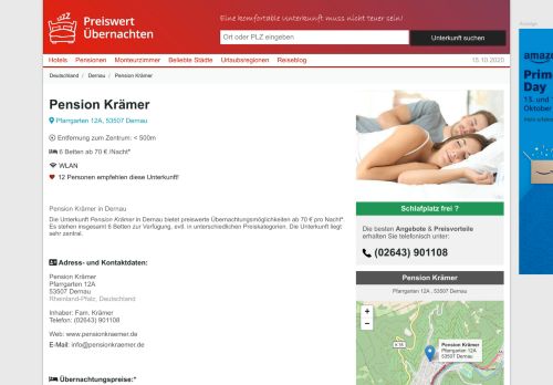 
                            7. Pension Krämer (Dernau ) - Preiswert Übernachten