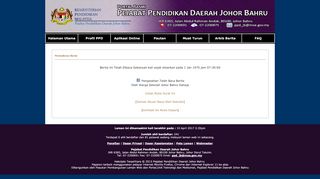 
                            13. Pentadbiran Berita - Laman Web Rasmi PPD Johor Bahru