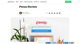 
                            8. Penzu Review - CMS Critic