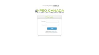 
                            6. PEO Canada Login | PEO