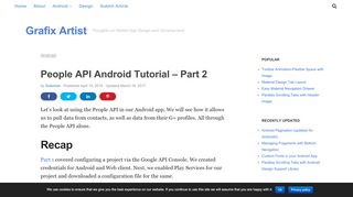 
                            6. People API Android Tutorial – Part 2
