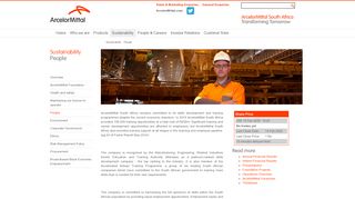 
                            3. People - ArcelorMittal South Africa