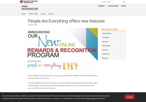 
                            5. People Are Everything offers new features | UNMC