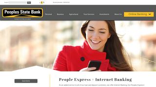 
                            8. People Express + Internet Banking - Peoples State Bank of Newton