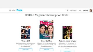 
                            1. PEOPLE Magazine - Subscription Deals – Official Website