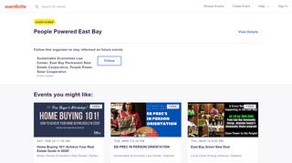 
                            7. People Powered East Bay Tickets, Wed, Dec 5, 2018 at 7:00 PM ...