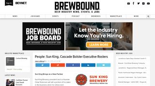 
                            13. People: Sun King, Cascade Bolster Executive Rosters | Brewbound.com