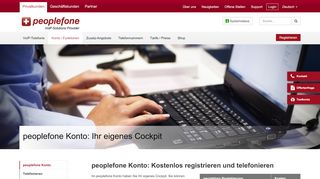 
                            7. peoplefone Konto: Kostenlos registrieren und telefonieren