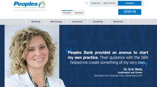 
                            13. Peoples Bank: Home