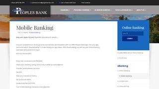 
                            6. Peoples Bank | Mobile Banking