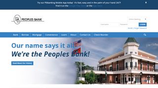 
                            1. Peoples Bank