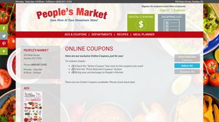 
                            9. People's Market | Online Coupons