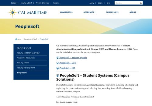 
                            10. PeopleSoft - CSUM