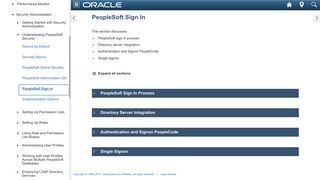
                            3. PeopleSoft Sign In - Oracle Docs