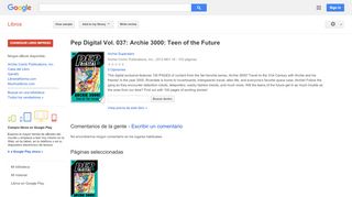
                            4. Pep Digital Vol. 037: Archie 3000: Teen of the Future