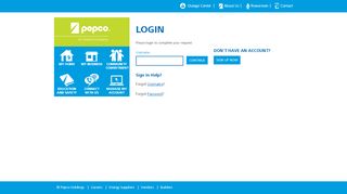 
                            6. Pepco - Login