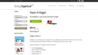 
                            6. Pepper.nl inloggen | Dating-Experts.nl