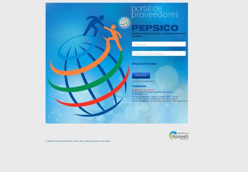 
                            6. Pepsico México | Acceso al portal