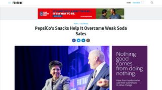 
                            9. PepsiCo's Snacks Help It Overcome Weak Soda Sales. | Fortune