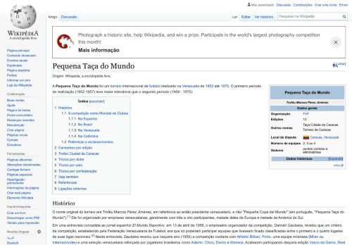 
                            11. Pequena Taça do Mundo – Wikipédia, a enciclopédia livre