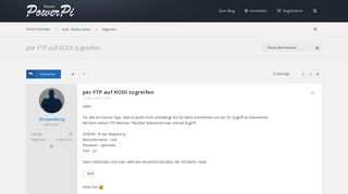 
                            2. per FTP auf KODI zugreifen - PowerPi Forum