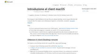 
                            8. Per iniziare con Desktop remoto su Mac | Microsoft Docs