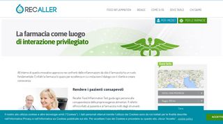 
                            4. Per le farmacie - Recaller: Curarsi con il Cibo