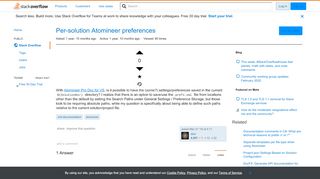 
                            11. Per-solution Atomineer preferences - Stack Overflow