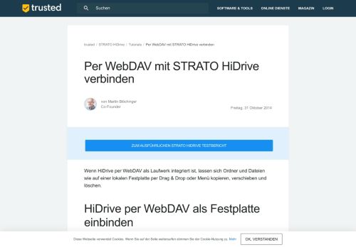 
                            10. Per WebDAV mit STRATO HiDrive verbinden - trusted.de