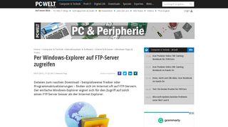 
                            10. Per Windows-Explorer auf FTP-Server zugreifen - PC-WELT