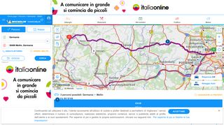 
                            11. Percorso Germania - Mellin - distanza, durata e costi - ViaMichelin