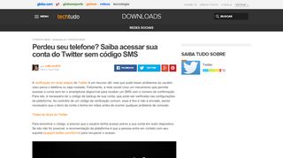 
                            10. Perdeu seu telefone? Saiba acessar sua conta do Twitter sem código ...