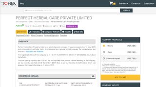 
                            9. Perfect Herbal Care Private Limited - Financial Reports, Balance ...