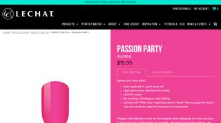 
                            9. Perfect Match - Passion Party | LeChat Nails