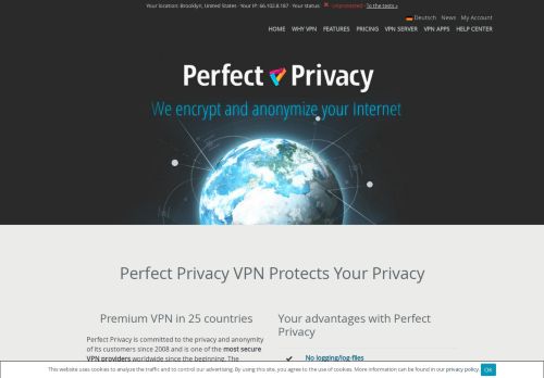 
                            3. Perfect Privacy VPN: Fast, anonymous & secure on the Internet