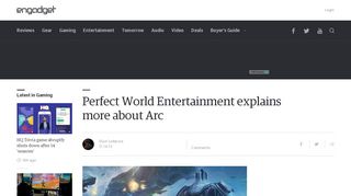 
                            11. Perfect World Entertainment explains more about Arc - Engadget