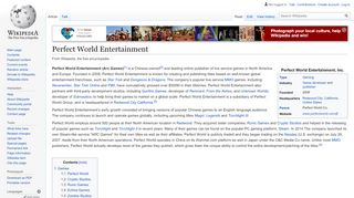 
                            10. Perfect World Entertainment - Wikipedia