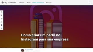 
                            12. Perfil no Instagram para empresa: saiba como criar! - Rock Content