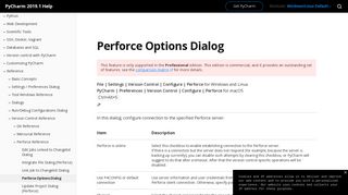 
                            11. Perforce Options Dialog - Help | PyCharm - JetBrains