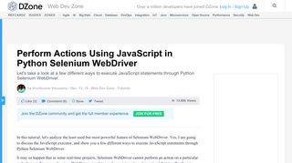 
                            7. Perform Actions Using JavaScript in Python Selenium WebDriver ...