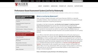 
                            8. Performance-Based Assessment System (LiveText by Watermark ...