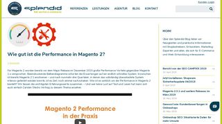 
                            1. Performance in Magento 2 · Splendid Blog - Splendid Internet