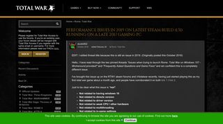 
                            8. Performance issues in October 2018 on latest steam build (1.51 ...