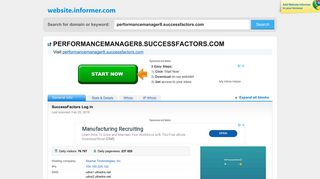 
                            13. performancemanager8.successfactors.com at WI. SuccessFactors ...